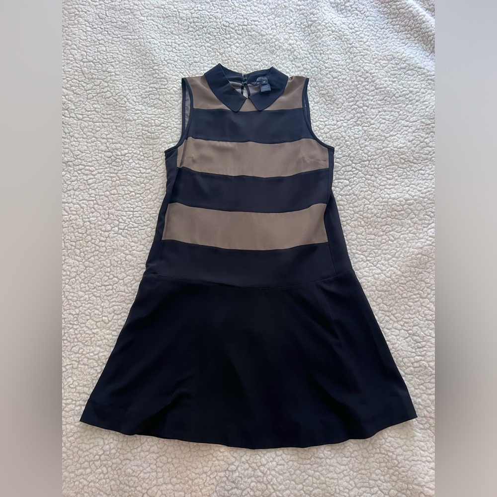 Marc by Marc Jacob’s collar, silk, stripped dress